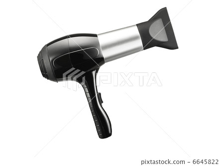 Hair dryer isolated on white 6645822