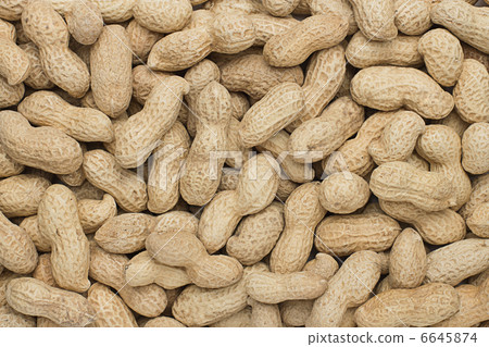 close-up of some peanuts. background 6645874