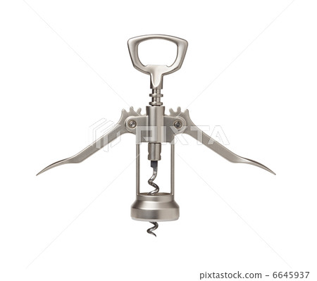 corkscrew isolated on white corkscrew isolated on white 6645937