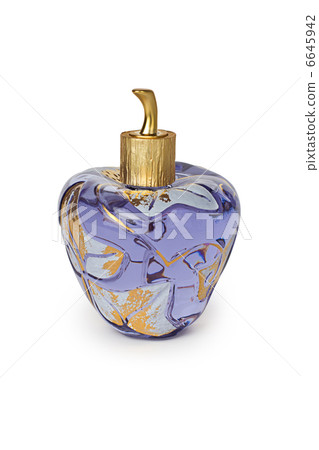 women's perfume in beautiful bottle isolated on white 6645942