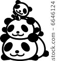 Panda family 6646124