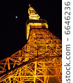 東京塔和月亮 6646236