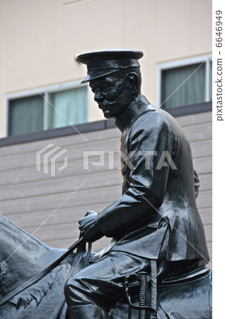 Akiyama Yoko's horse image (Akiyama brothers birth place / Matsuyama city Ehime prefecture walking town) 6646949