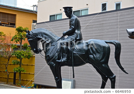Akiyama Yoko's horse image (Akiyama brothers birth place / Matsuyama city Ehime prefecture walking town) 6646950