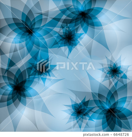 Abstract floral background with flowers lilies 6648726