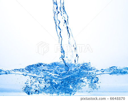Stream of Water Falling into the Water Stream of Water Falling into the Water 6648870