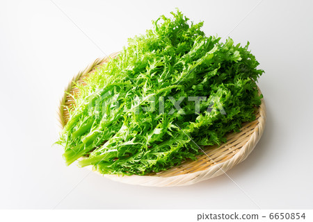 Wasabi greens white back side (whole) 6650854