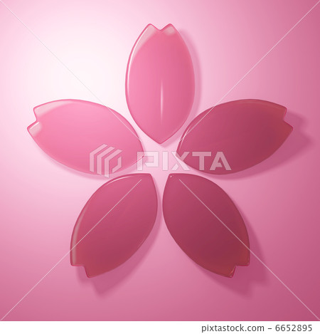 Cherry blossoms of glass (with background shadow) Cherry blossoms of glass (with background shadow) 6652895