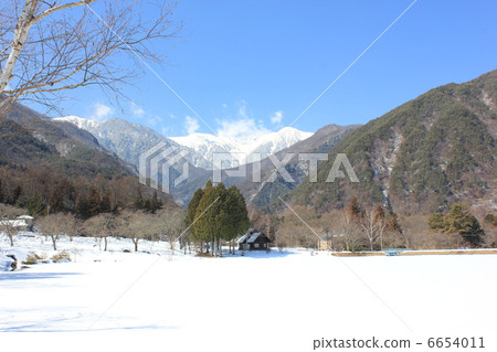 Mokuriken winter from Komagai pond 6654011