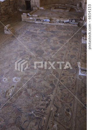 Umm Al Lasas廢墟聖斯蒂芬教堂馬賽克圖片 Umm Al Lasas廢墟聖斯蒂芬教堂馬賽克圖片 6654153
