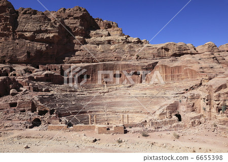 Petra Ruins Roman Amphitheater 6655398