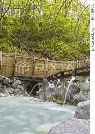 Great open-air bath 6656961