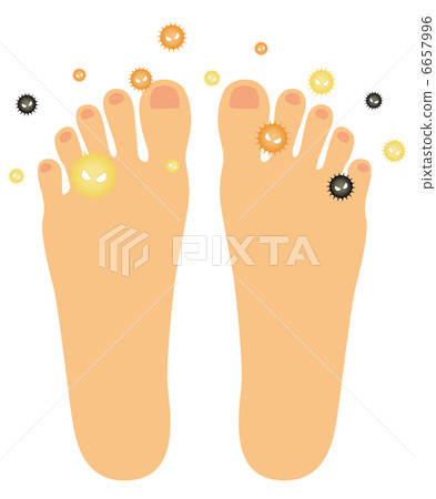 運動員腳（腳的腳背）C-8 6657996