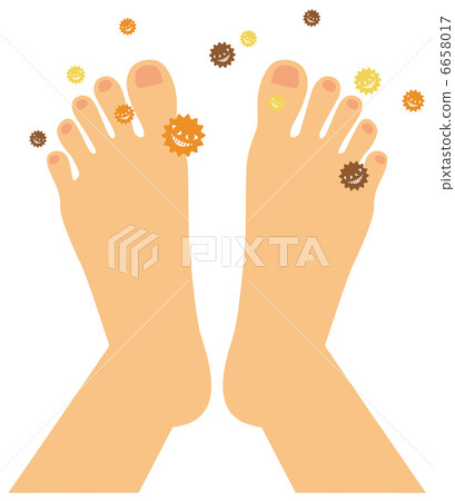 Athlete foot (instep of the foot) D-9 6658017