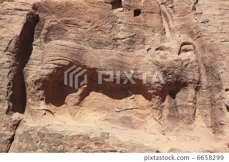 Petra的紀念碑破壞獅子 6658299