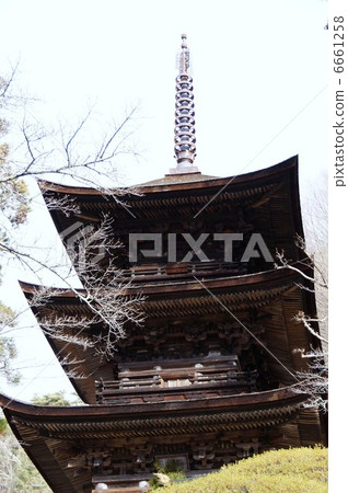 三层塔 安心院町大佛 国宝