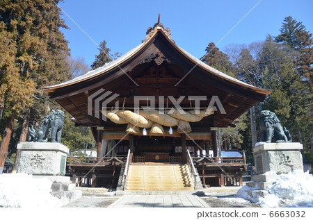 秋田的Su訪大社祠堂 6663032