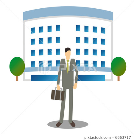 Company and businessman 6663717
