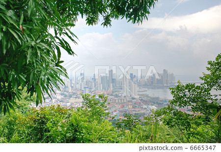 Panama cityl view from Ancon hill 6665347