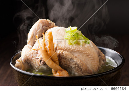There is steaming in Yotsuo hot springs sideways 6666584