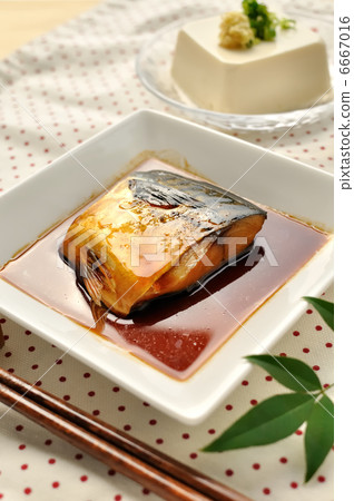 Boiled mackerel 6667016