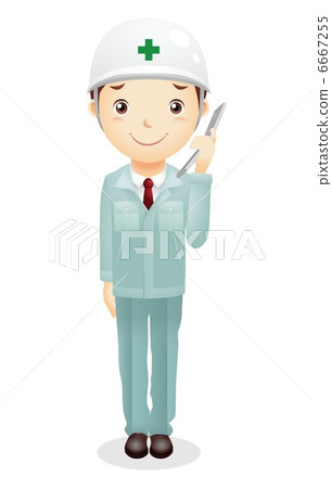 Work clothes male illustration 6667255