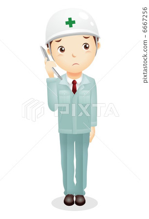 Work clothes male illustration 6667256