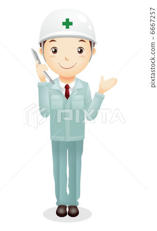 Work clothes male illustration 6667257