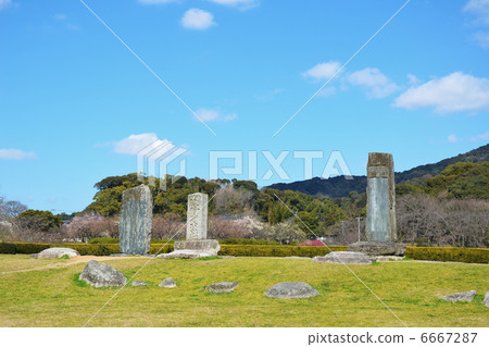 The statue monument of the Dazaifu Government office The statue monument of the Dazaifu Government office 6667287