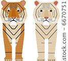 A tiger 6670751