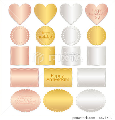 簡單的禮品標籤 6671309