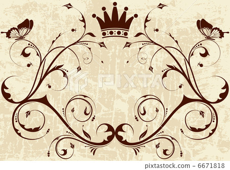 Floral frame 6671818