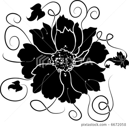 Element for design, flower, illustration Element for design, flower, illustration 6672058