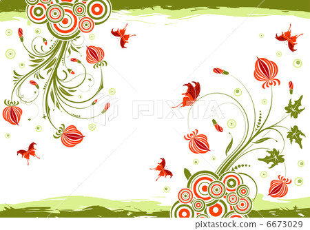 Floral frame Floral frame 6673029