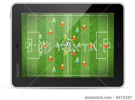 Tablet PC with Football Game Tablet PC with Football Game 6673387