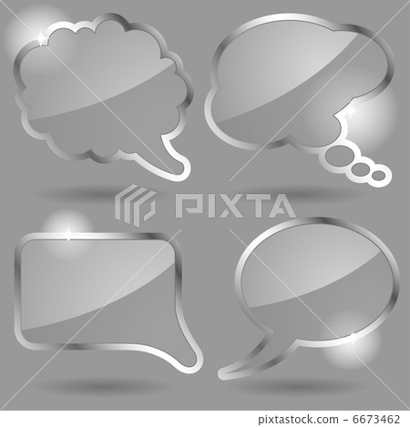 Glass Speech Bubbles Glass Speech Bubbles 6673462