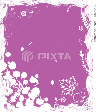 Grunge background flower, elements for design Grunge background flower, elements for design 6673482