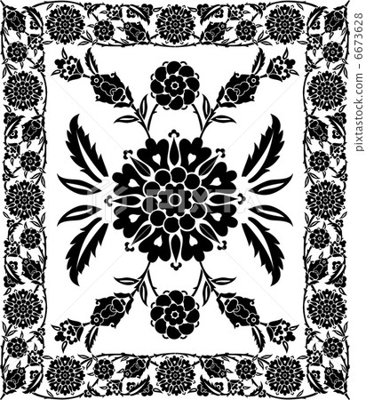 Flower frame 6673628