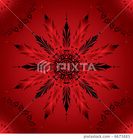 Background flower, elements for design, vector 6673883
