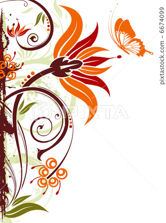 Floral frame 6674099