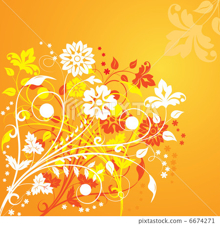 Background flower, elements for design 6674271