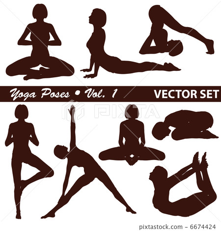 Yoga Silhouettes Yoga Silhouettes 6674424