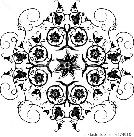 Element for design, flower Element for design, flower 6674918