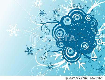 Abstract winter background, vector Abstract winter background, vector 6674965