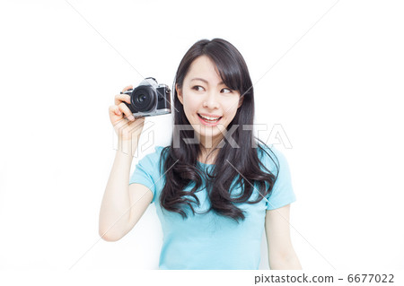 A woman taking a picture 6677022