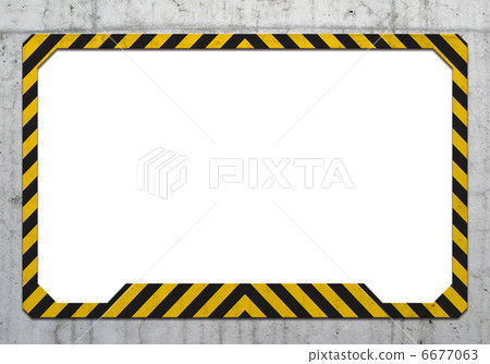 Warning frame - Stock Illustration [6677063] - PIXTA