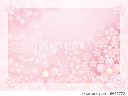 Cherry color frame - Stock Illustration [6677772] - PIXTA