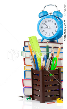 back to school concept isolated on white 6678705