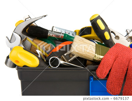 tools and instruments in black plastic box tools and instruments in black plastic box 6679137
