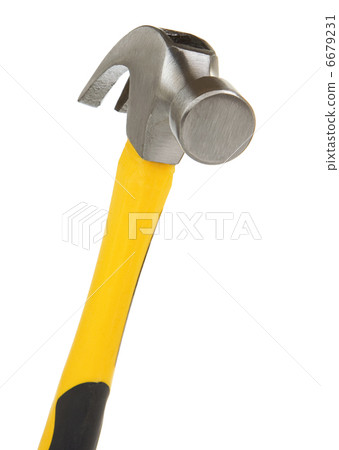 metal hammer isolated on white metal hammer isolated on white 6679231